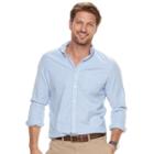 Big & Tall Sonoma Goods For Life&trade; Modern-fit Flexwear Oxford Button-down Shirt, Men's, Size: 3xb, Blue (navy)