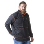 Men's Realtree Fleece Performance Quarter-zip Pullover, Size: Xxl, Black