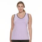 Plus Size Fila Sport&reg; Core Essential Workout Tank, Women's, Size: 3xl, Lt Purple