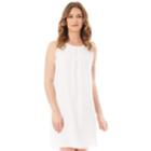 Women's Apt. 9&reg; Ruffle Gauze Shift Dress, Size: Xl, White
