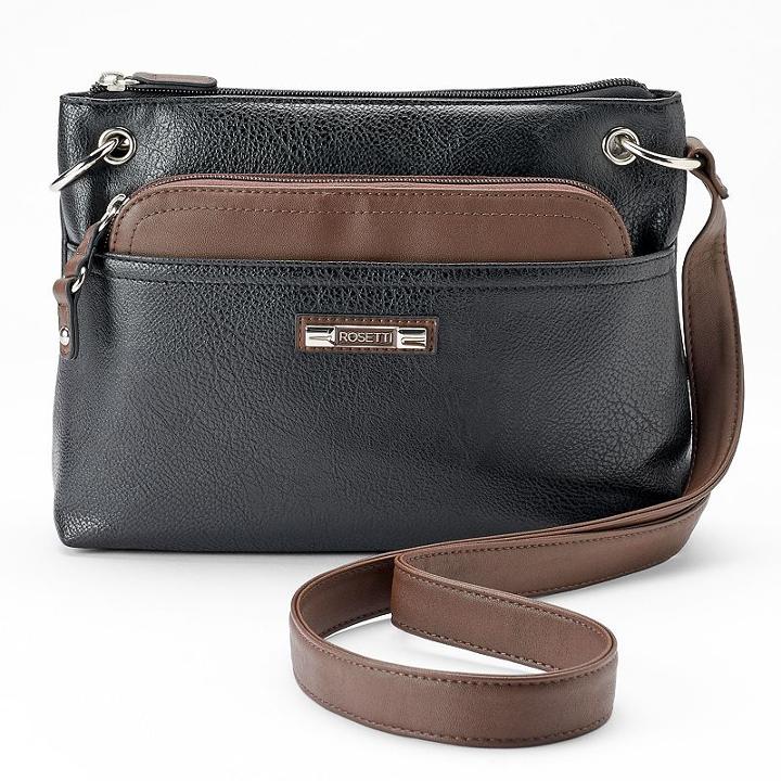 Rosetti Gilda Triple Play Mini Crossbody Bag, Women's, Grey (charcoal)
