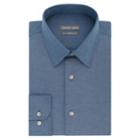Men's Geoffrey Beene Slim-fit Stretch Point-collar Dress Shirt, Size: Xs 32/33, Blue