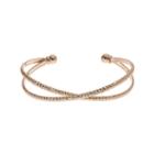 Lc Lauren Conrad Textured Crisscross Cuff Bracelet, Women's, Gold