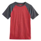 Boys 8-20 Urban Pipeline Colorblock Tee, Size: Xl, Dark Red