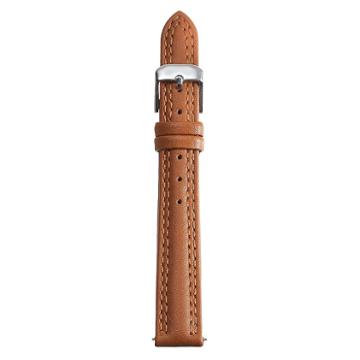 Kreisler Unisex Leather Watch Band - Tx41714bn, Size: 14mm, Brown