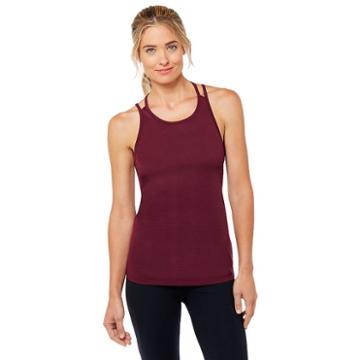 Women's Shape Active Summit Workout Tank, Size: Medium, Drk Purple