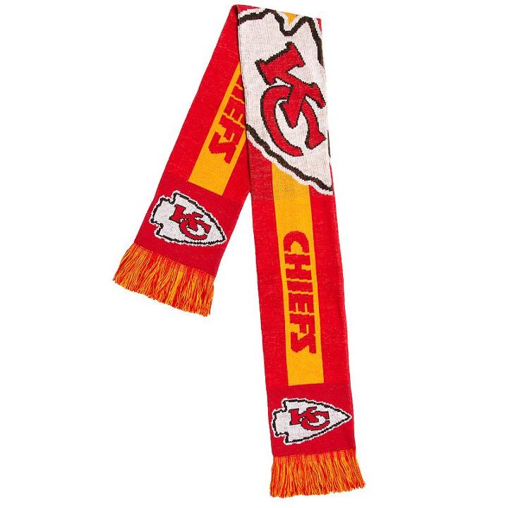 Adult Forever Collectibles Kansas City Chiefs Big Logo Scarf, Multicolor