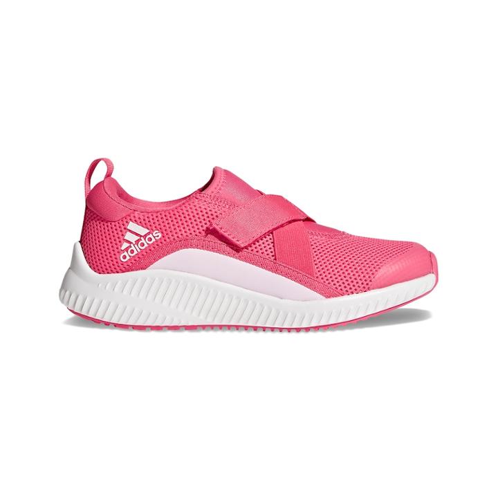 Adidas Cloudfoam Fortarun X Girls' Sneakers, Size: 1, Light Blue