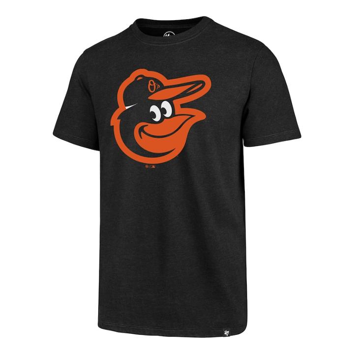 Men's '47 Brand Baltimore Orioles Imprint Tee, Size: Large, Black