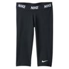 Girls 7-16 Nike Dri-fit Victory Base Layer Capris, Girl's, Size: Medium, Grey (charcoal)