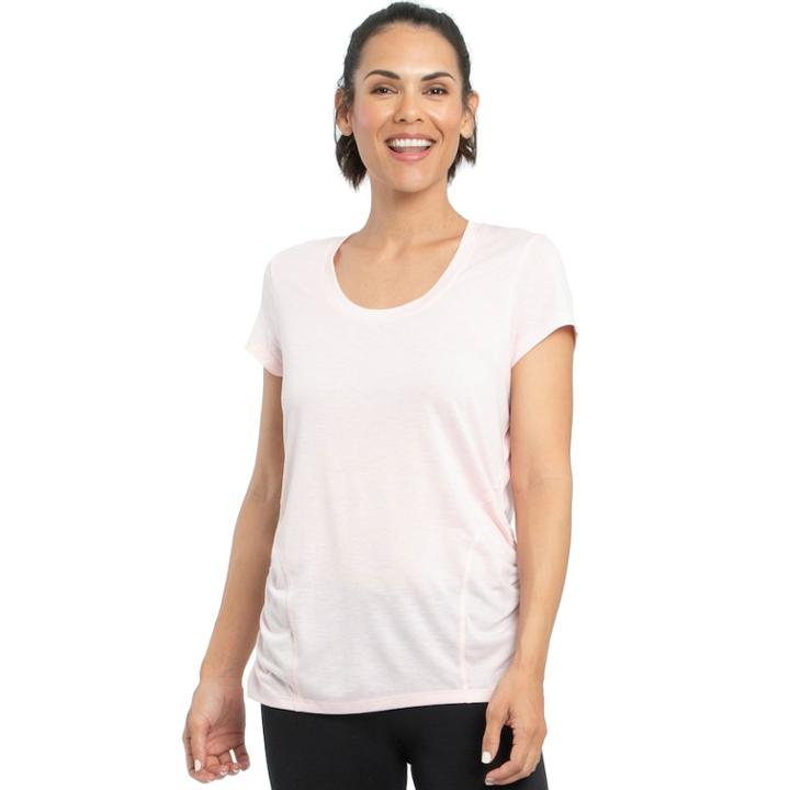 Women's Marika Brittany Shape Enhancing Tee, Size: Small, Light Pink