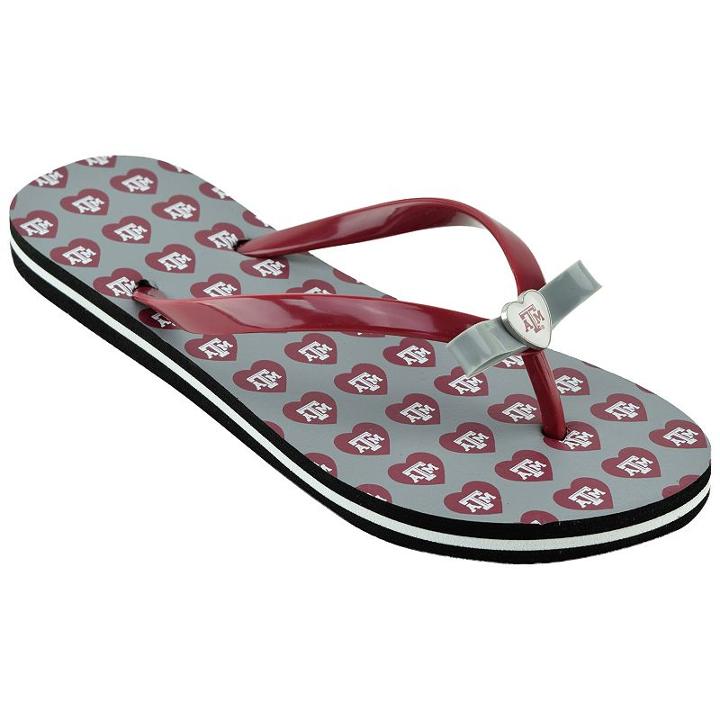 Flip, Texas A & M Aggies Women's Flops, Girl's, Size: Xl, Med Red