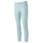 Women's Juicy Couture Release Hem Ankle Skinny Jeans, Size: 12 Avg/reg, Turquoise/blue (turq/aqua)