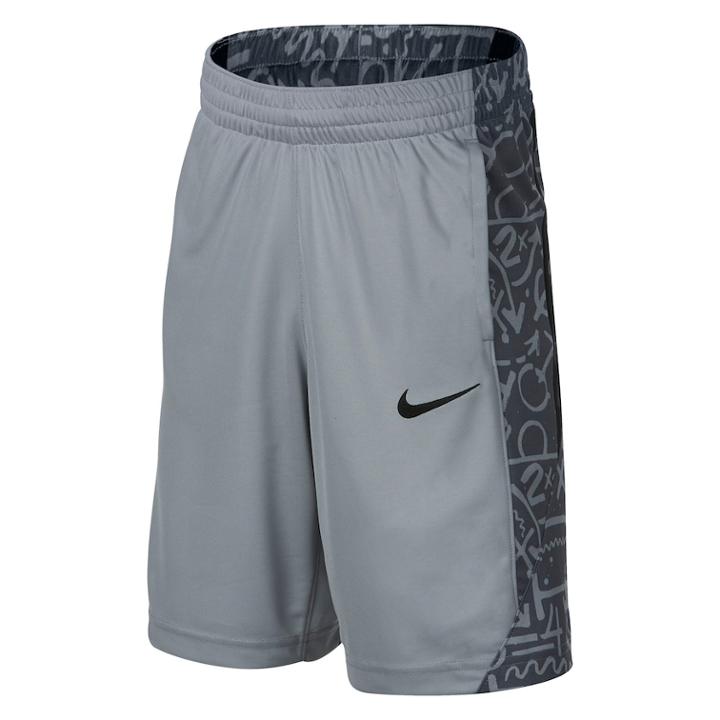 Boys 8-20 Nike Avalanche Dri-fit Shorts, Size: Small, Grey (charcoal)
