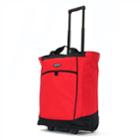 Olympia Fashion Wheeled Shopping Bag, Adult Unisex, Red