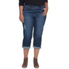 Plus Size Sonoma Goods For Life&trade; Distressed Boyfriend Jeans, Women's, Size: 18 W, Light Blue