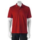 Men's Grand Slam Classic-fit Airflow Performance Golf Polo, Size: Small, Dark Red