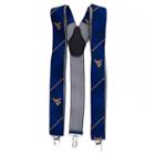 Men's West Virginia Mountaineers Oxford Suspenders, Blue