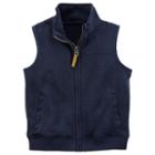 Toddler Boy Carter's Zip-up Vest, Size: 5t, Light Grey