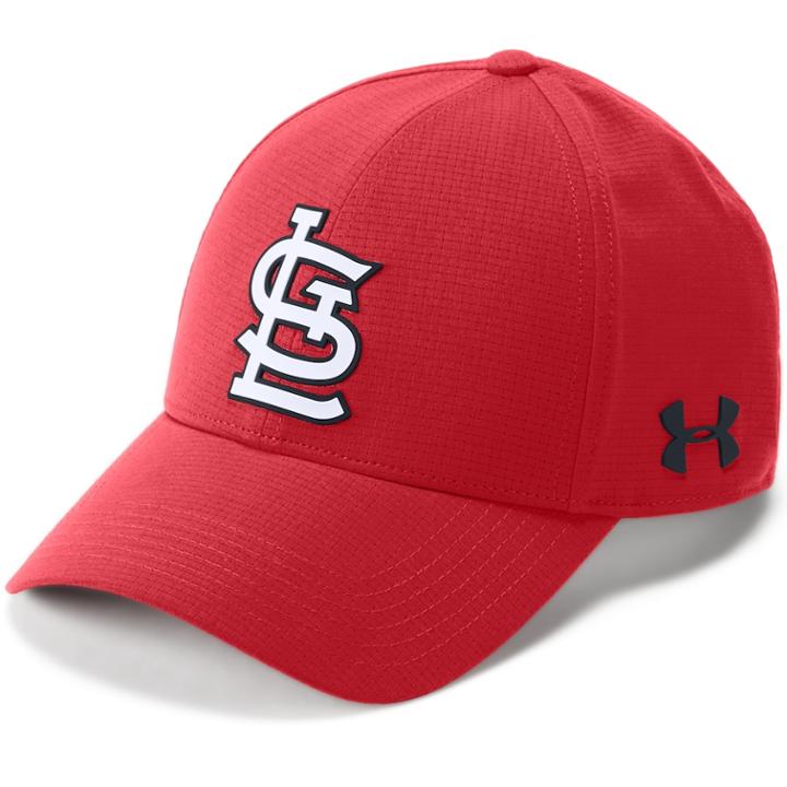 Men's Under Armour St. Louis Cardinals Driving Adjustable Cap, Dark Red