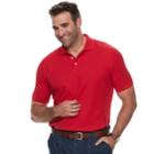 Big & Tall Croft & Barrow&reg; Classic-fit Easy-care Performance Pique Polo, Men's, Size: Xl Tall, Red