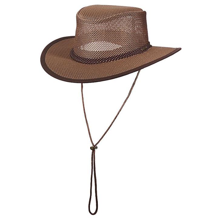 Stetson Mesh Safari Hat - Men, Size: Large, Med Brown