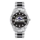 Men's Game Time Colorado Rockies Heavy Hitter Watch, Silver