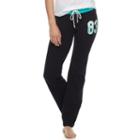 Juniors' So&reg; Pajamas: Drawstring Bootcut Yoga Pants, Teens, Size: Small, Black