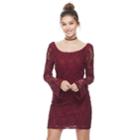 Juniors' Liberty Love Lace Bodycon Dress, Teens, Size: Xl, Red Overfl