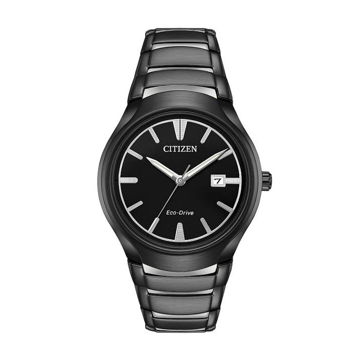 Citizen Eco-drive Men's Paradigm Two Tone Watch - Aw1558-58e, Size: Large, Black
