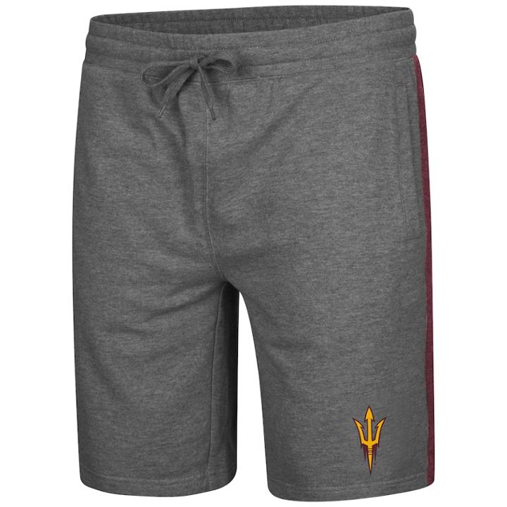 Men's Colosseum Arizona State Sun Devils Sledge Ii Terry Shorts, Size: Large, Oxford