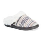 Muk Luks Women's Knit Clog Slippers, Size: Small, White