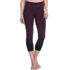 Women's Gaiam Om Align Yoga Capri Leggings, Size: Xl, White Oth