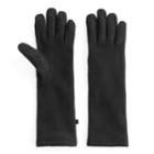 Women's Cuddl Duds Long Fleece Tech Gloves, Black