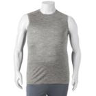 Big & Tall Fila Sport&reg; Tru-dry Space-dyed Performance Muscle Tee, Men's, Size: Xl Tall, Light Grey