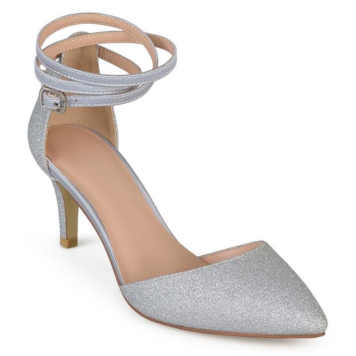 Journee Collection Luela Women's High Heels, Girl's, Size: 6, Silver
