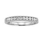 Forever Brilliant 14k White Gold 1/3-ct. T.w. Lab-created Moissanite Band, Women's, Size: 5