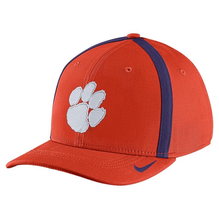 Adult Nike Clemson Tigers Aerobill Sideline Cap, Men's, Orange