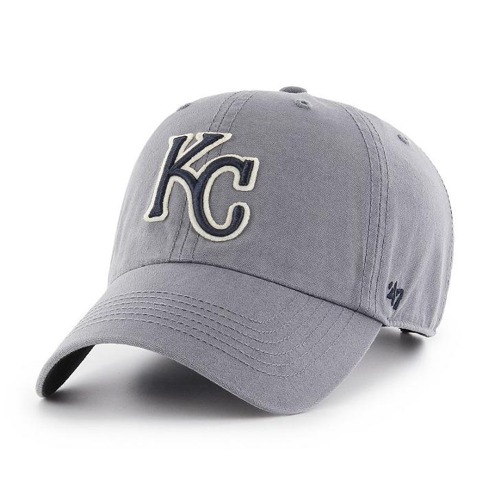 Adult '47 Brand Kansas City Royals Borderland Clean Up Adjustable Cap, Blue (navy)
