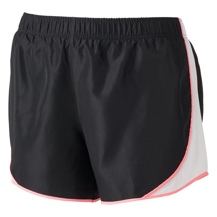 Juniors' Plus Size So&reg; Mesh-panel Running Shorts, Girl's, Size: 1xl, Brt Pink