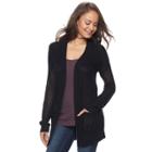 Juniors' So&reg; Drop Shoulder Open Stitch Cardigan, Teens, Size: Xl, Oxford