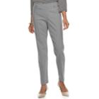 Petite Napa Valley Millennium Seam Front Pants, Women's, Size: 8 Petite, Light Grey