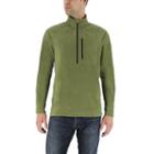 Men's Adidas Reachout Classic-fit Half-zip Pullover, Size: Large, Med Green