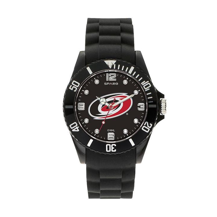 Sparo Men's Spirit Carolina Hurricanes Watch, Black