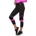 Women's Fila Sport&reg; Tri-color Capri Leggings, Size: Xs, Light Grey
