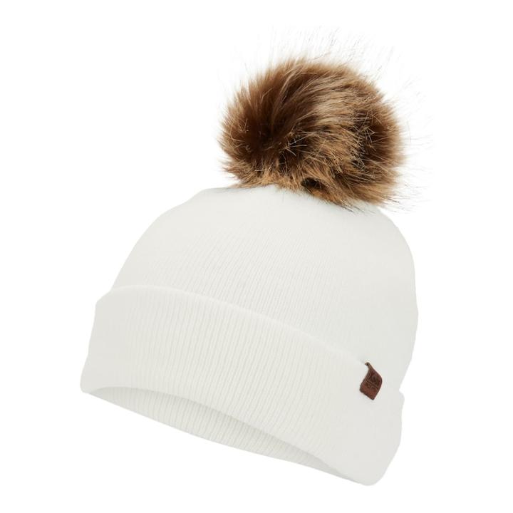 Women's Keds Faux Fur Pom Pom Beanie, White