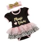 Baby Aspen My First Fashionista Outfit & Headband Set, Infant Girl's, Multicolor