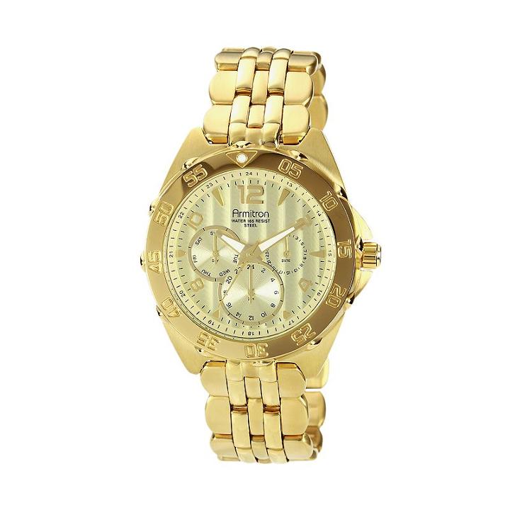 Armitron Men's Stainless Steel Watch - 20/4664chgp, Size: Large, Gold
