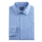 Big & Tall Croft & Barrow&reg; Regular-fit Easy-care Spread-collar Dress Shirt, Men's, Size: 18.5 36/7t, Blue (navy)