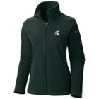 Women's Columbia Michigan State Spartans Give And Go Microfleece Jacket, Size: Small, Green Oth